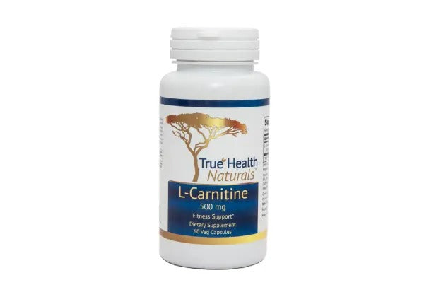 True Healing Naturals L-Carnitine 500mg 60 Capsules