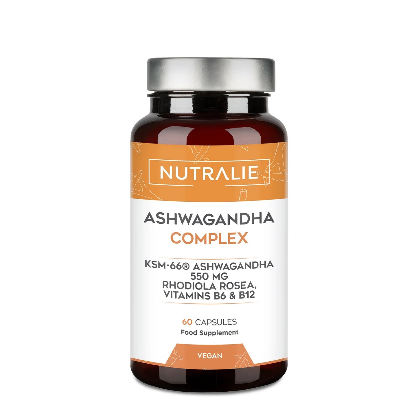 Nutralie Ashwagandha Complex Ksm 66 550 Mg 60 Capsules
