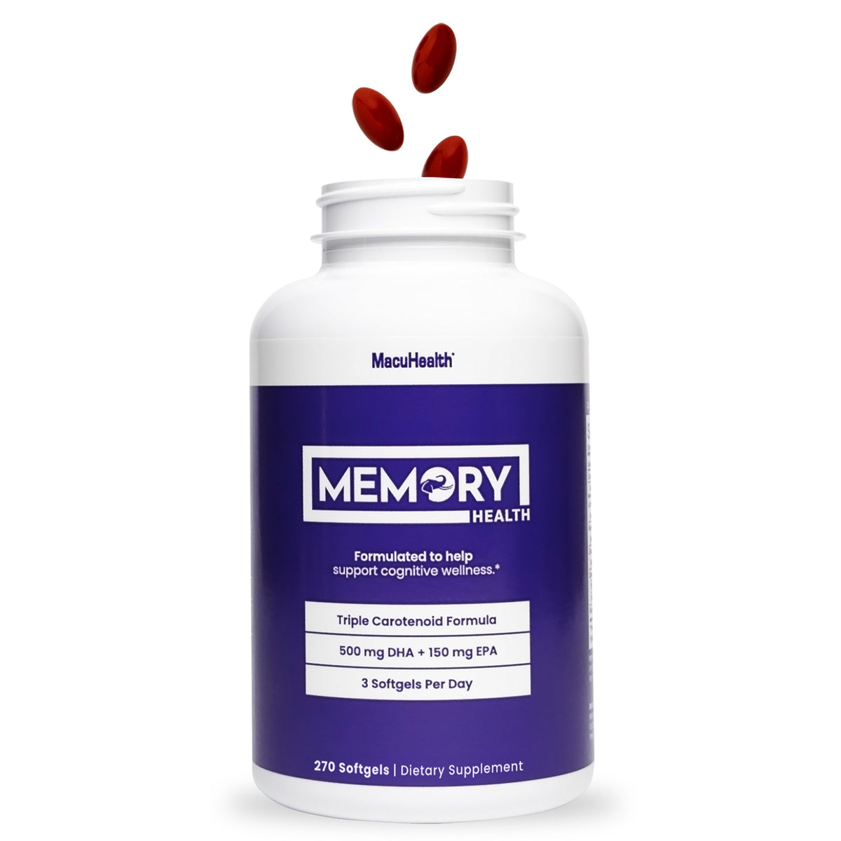 MacuHealth Memory Health Carotenoids Supplement 270 Softgels Pakistan