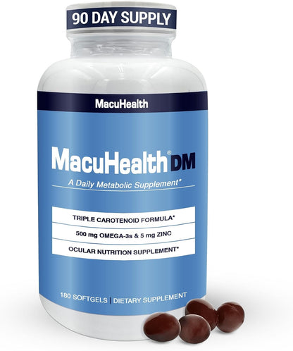 Macuhealth Daily Metabolic - EPA/DHA Omega-3 with Zinc 180 Softgels