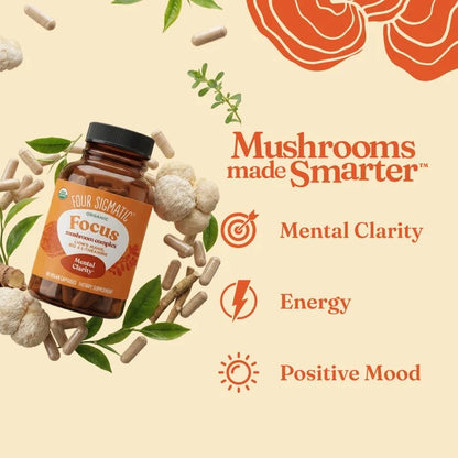 Four Sigmatic Focus Organic Mushroom 90 Capsules