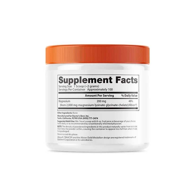 Doctor's Best High Absorption Magnesium Powder,  200 g