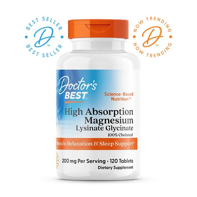 Doctor's Best High Absorption Magnesium Bisglycinate 100Mg