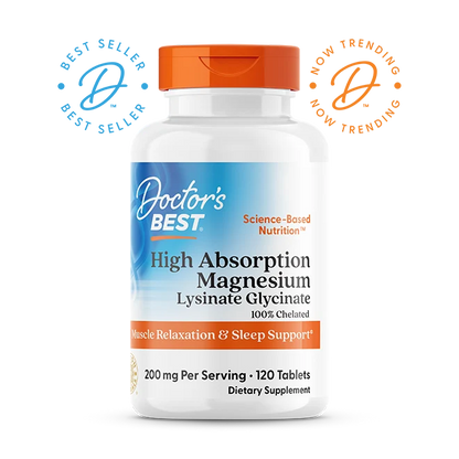 Doctor's Best High Absorption Magnesium Bisglycinate 100Mg