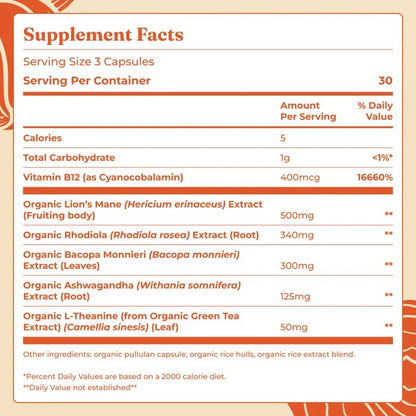 Four Sigmatic Focus Organic Mushroom 90 Capsules