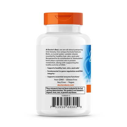 Doctor's Best Biotin, 5,000 Mcg, 120 Veggie Caps