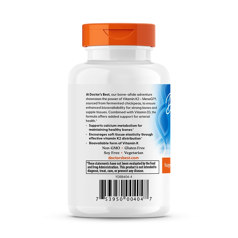Best D3 + K2 Mk7 Supplement By Doctor's Best
