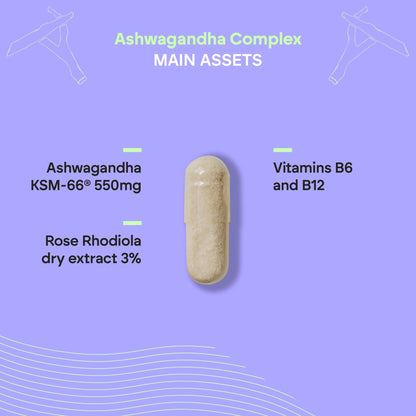 Nutralie Ashwagandha Complex Ksm 66 550 Mg 60 Capsules