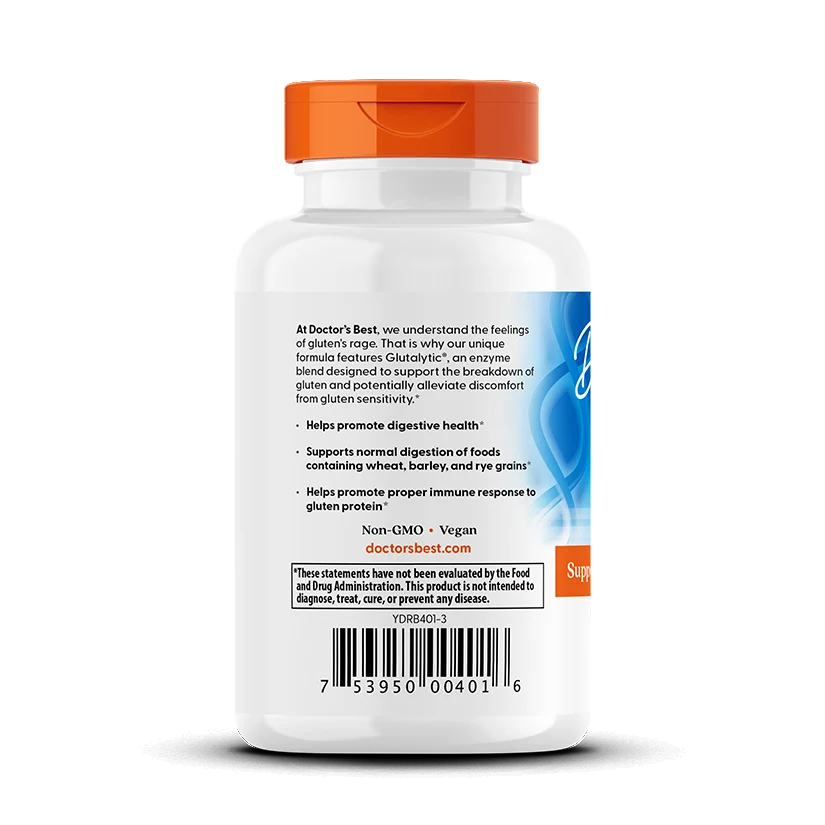 Doctor's Best Gluten Rescue with Glutalytic, 60 Veggie Caps