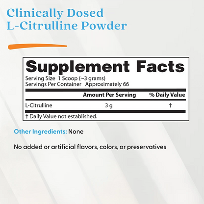 Doctor's Best L-Citrulline Powder, 200g