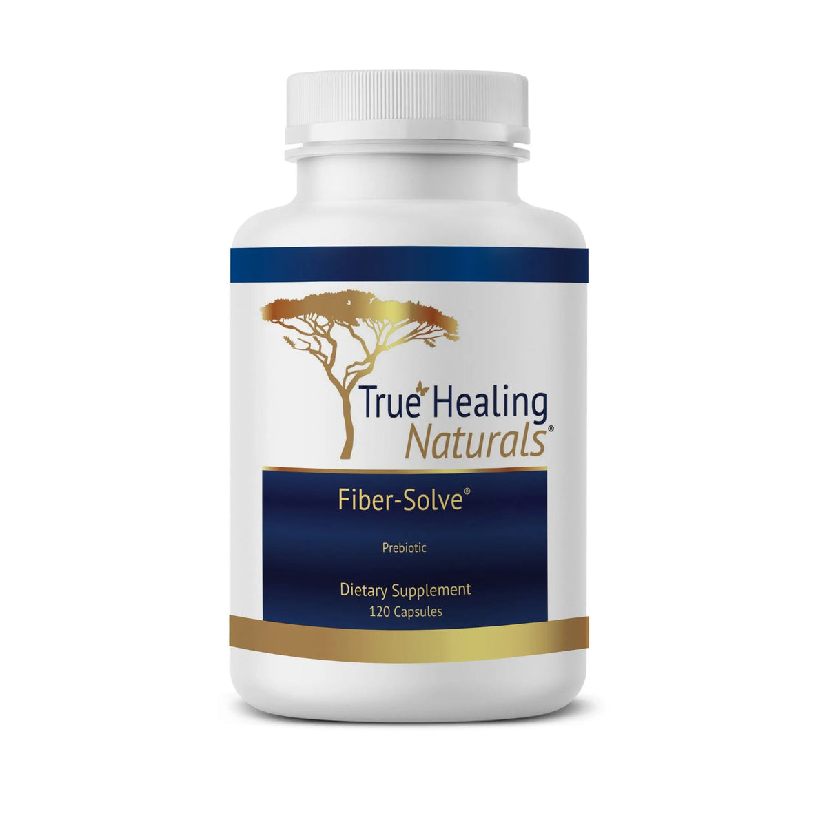 True Healing Naturals Fiber-Solve Prebiotic 120 Capsules