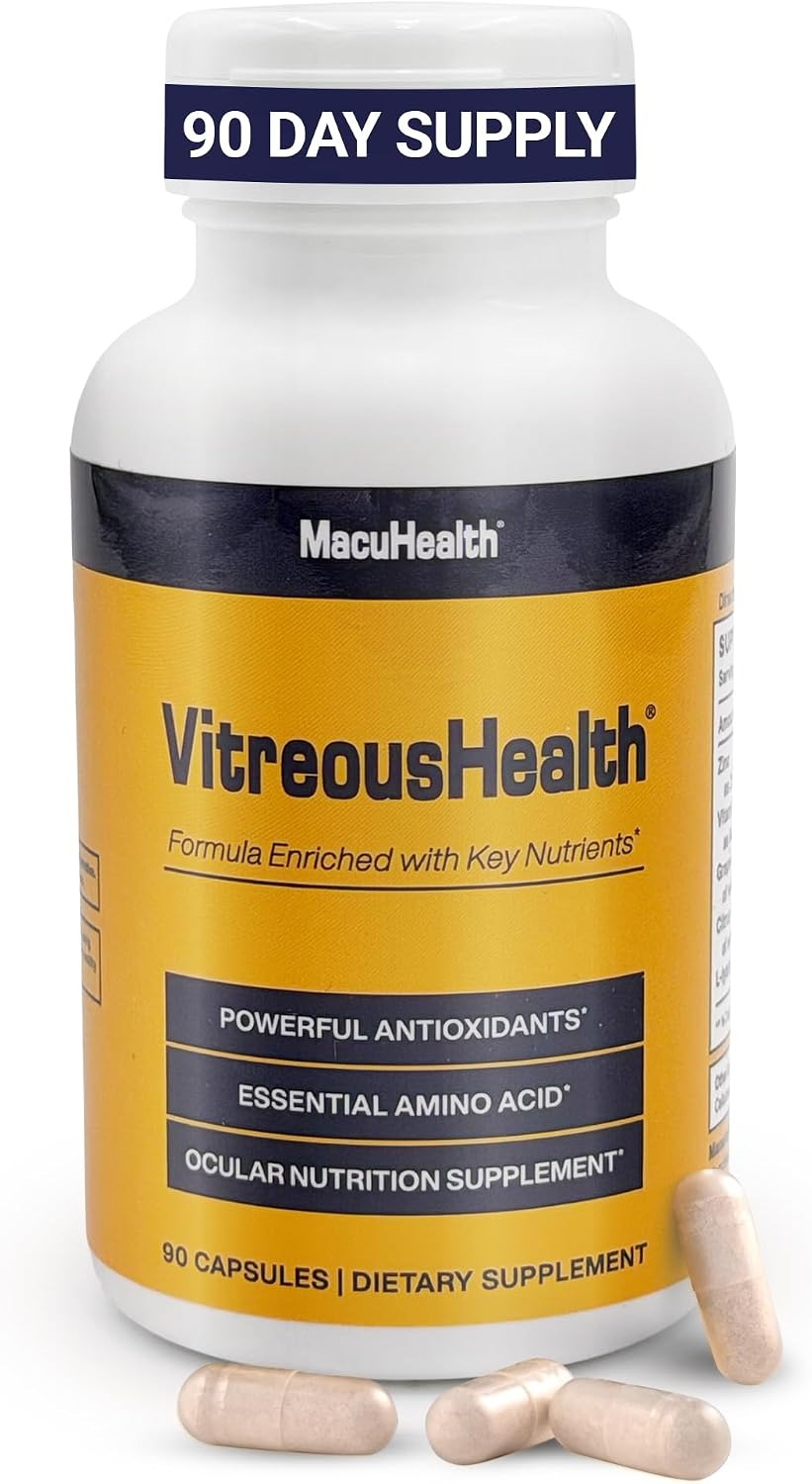 Macuhealth VitreousHealth Evidence-Based Eye Supplement 90 Capsules Pakistan