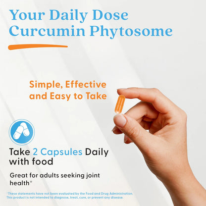 Doctor's Best Curcumin Phytosome – Bioavailable Turmeric Supplement, 500mg, 60 Vegan Capsules