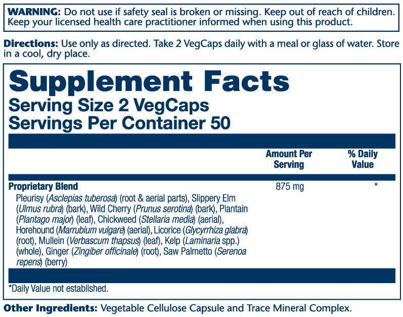 Solaray Respiration Blend Sp-3 100 Caps