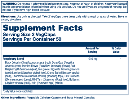Solaray Female Hormone Blend Sp-7c 100 caps