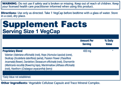 Solaray Sleep Blend Sp-17 100 Caps