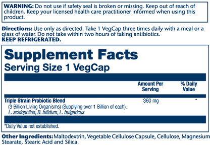 Solaray Multidophilus 3 Strain 100 Caps