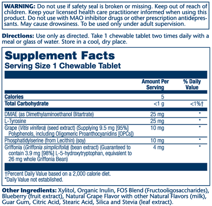Solaray Focus For Children 60 chewables