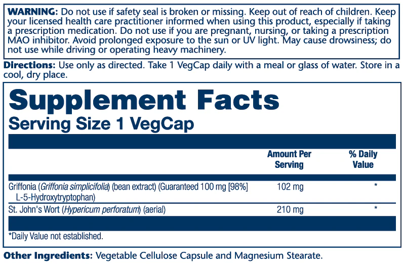 Solaray 5-Htp 100mg 30 Caps