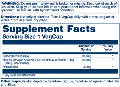 Solaray Dim Supreme 100mg 60 Caps