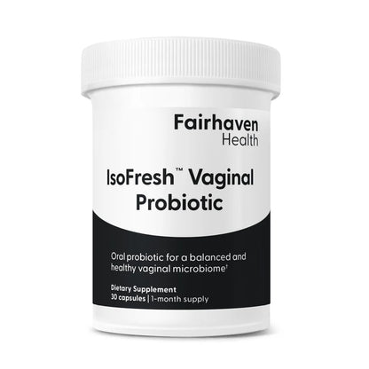 IsoFresh™ Vaginal Probiotic – Oral Probiotic for Vaginal Health Fairhaven Health | 30 Capsules – 1-Month Supply | Supports a Balanced Vaginal Microbiome