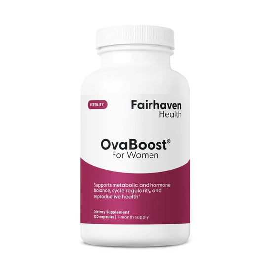 Fairhaven Health OvaBoost® for Women – Metabolic, Hormone Balance & Reproductive Health Support Dietary Supplement | 120 Capsules | 1-Month Supply