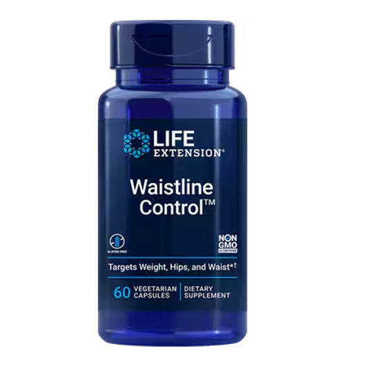 Life Extension Waistline Control™ – Supports Healthy Weight & Waist-to-Hip Ratio Dietary Supplement | 60 Vegetarian Capsules