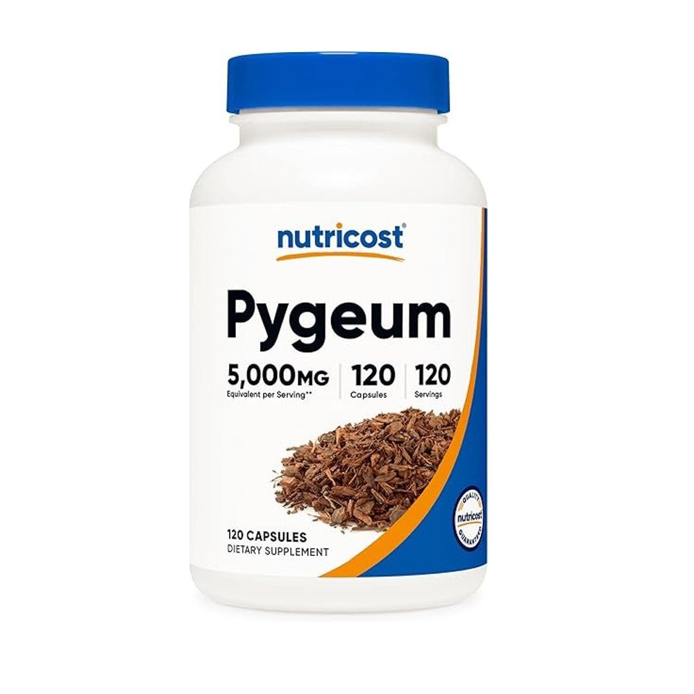 Nutricost Pygeum 5,000mg – Supports Prostate Health 120 Capsules | Dietary Supplement