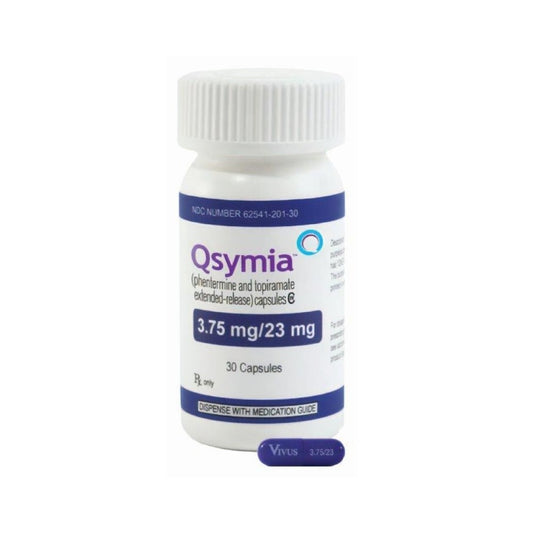 Qsymia 3.75 mg/23 mg Weight Loss Capsules – Phentermine & Topiramate Starter Dose