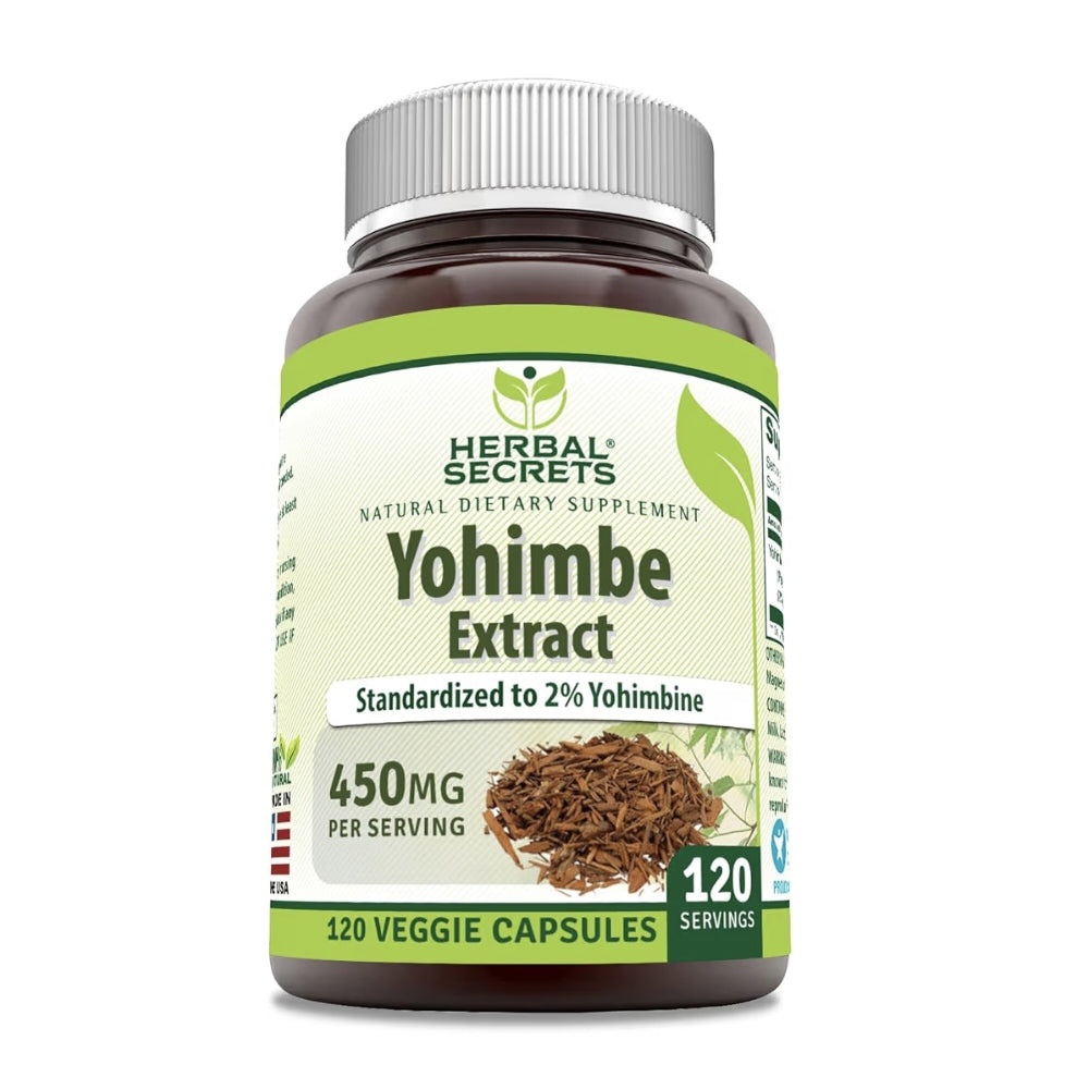 Herbal Secrets Yohimbe Bark Extract 450 Mg
