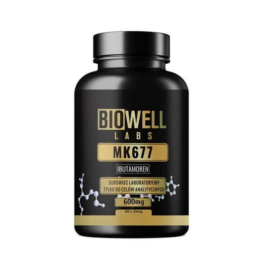 Biowell Labs Mk-677 Ibutamoren 600mg – Advanced Muscle & Growth Support Supplement