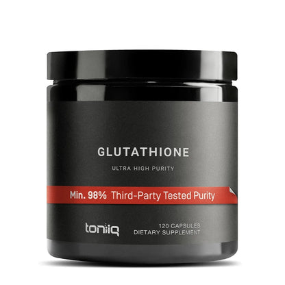 Toniiq Glutathione Ultra High Purity – 98% Pure, Third-Party Tested – 240 Capsules Dietary Supplement
