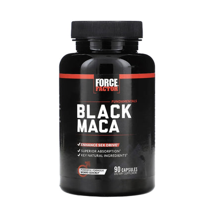 Force Factor Black Maca For Men Natural Maca Negra Extract, Fundamentals Series