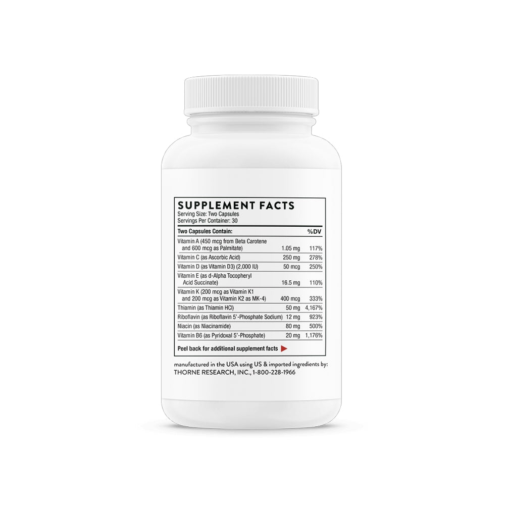Thorne Basic Nutrients 2/Day - NSF Certified for Sport / 60 Pills