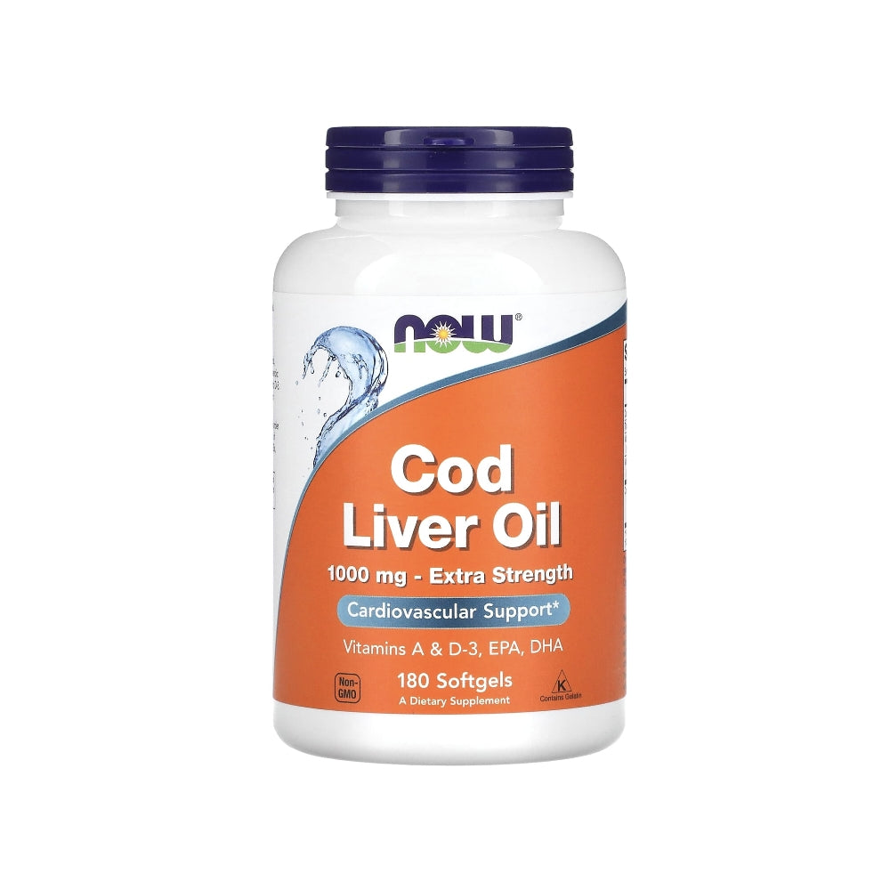 Now Foods Cod Liver Oil 650 Mg – 250 Softgels – Vitamins a & D3