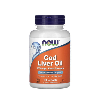 Now Foods Cod Liver Oil 650 Mg – 250 Softgels – Vitamins a & D3