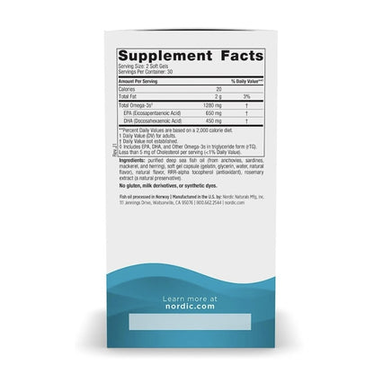 Nordic Naturals Ultimate Omega Fish Oil | 1280mg