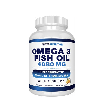 Arazon Nutrition Omega 3 Fish Oil 4,080mg