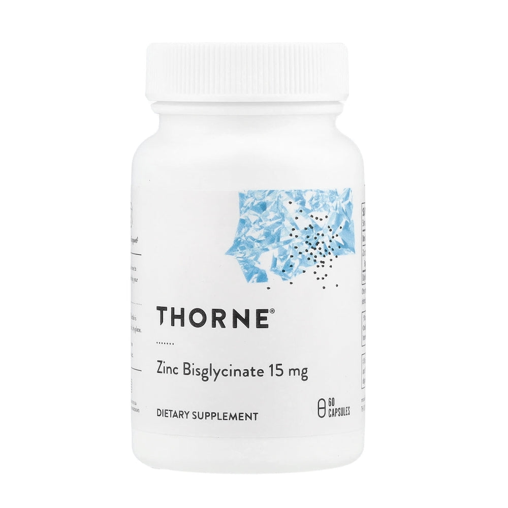 Thorne Zinc Bisglycinate – 30 Mg, 60 Capsules