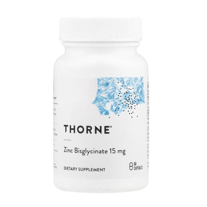 Thorne Zinc Bisglycinate – 30 Mg, 60 Capsules