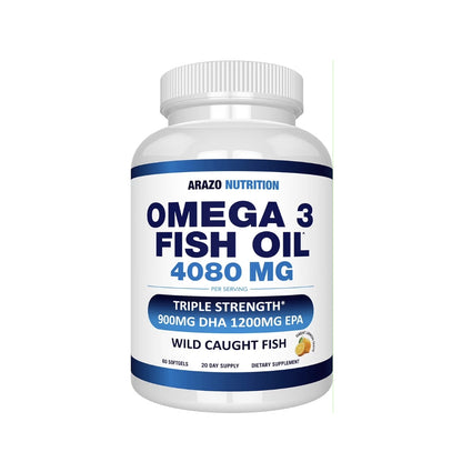 Arazon Nutrition Omega 3 Fish Oil 4,080mg