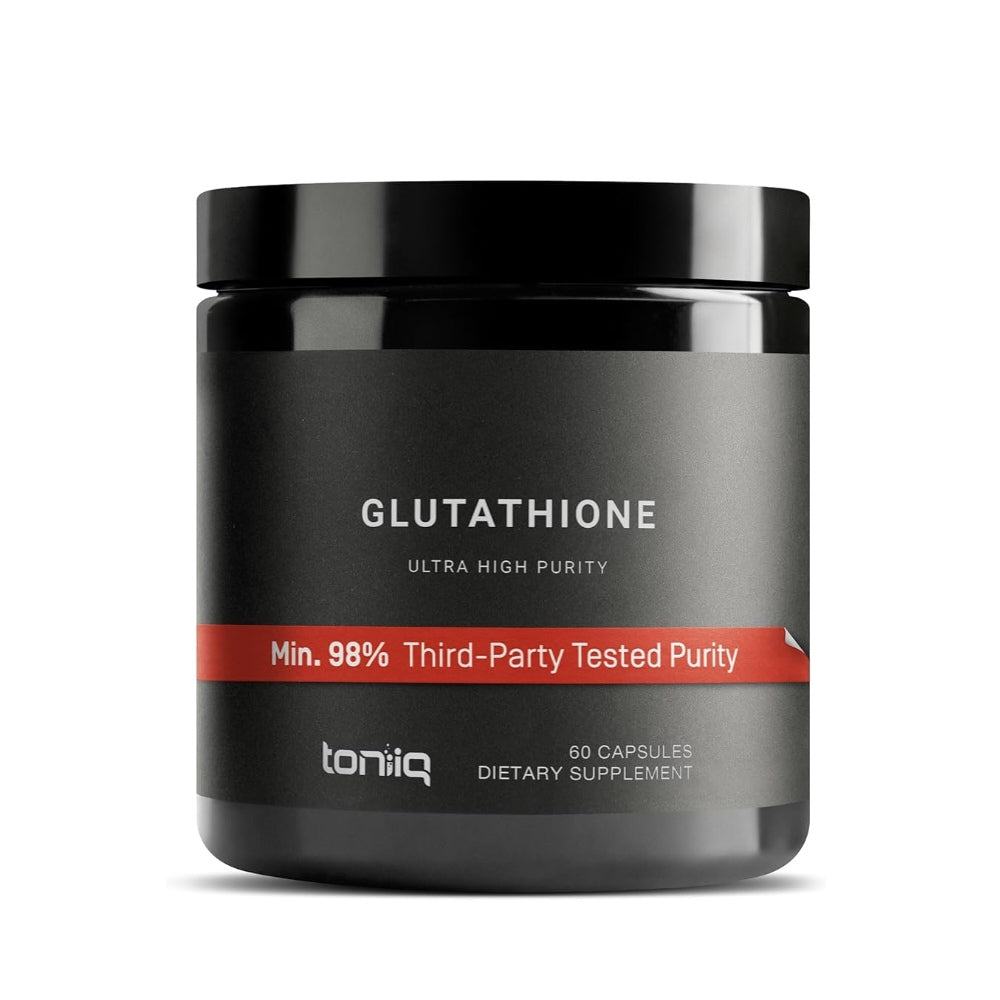 Toniiq Glutathione Ultra High Purity – 98% Pure, Third-Party Tested – 240 Capsules Dietary Supplement