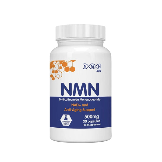 Nmn Bio-Nicotinamide Mononucleotide 500mg - Nad+ and Anti-Aging Support - 30 Capsules