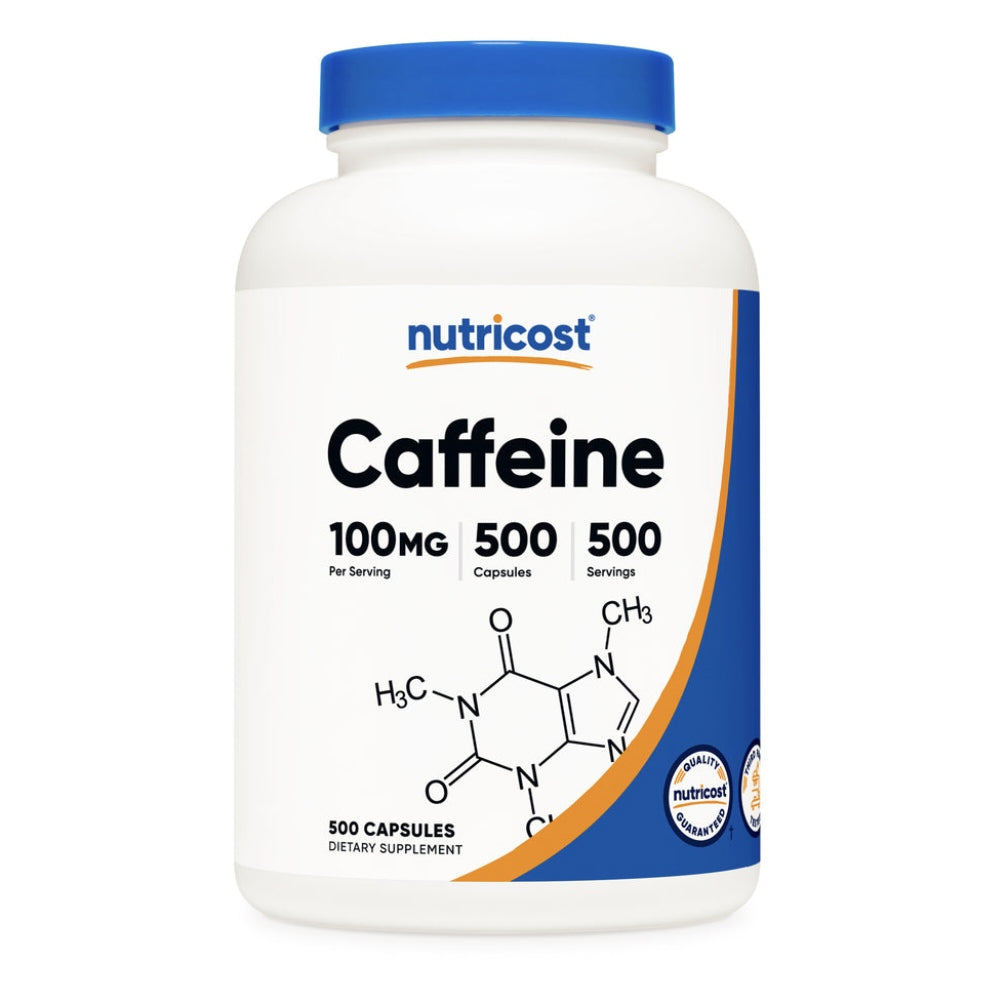 Caffeine By Nutricost 100MG and 200mg - A Dietary Supplement