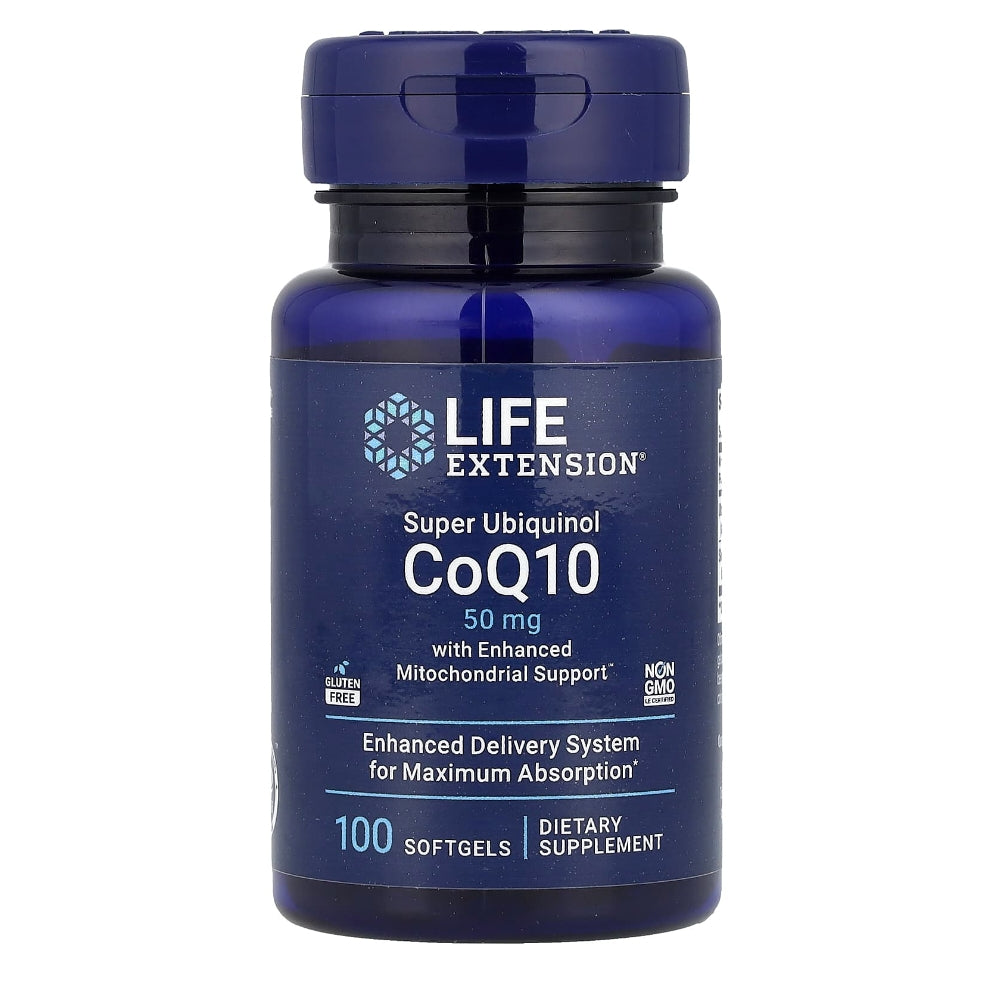 Life Extension Super Ubiquinol Co Q10 with Pqq 100 Mg, 30 Softgels