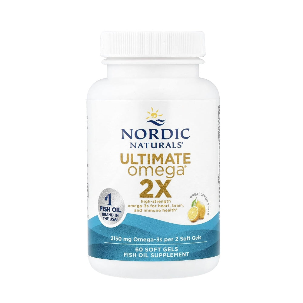 Nordic Naturals Ultimate Omega 2 X, Lemon Flavor