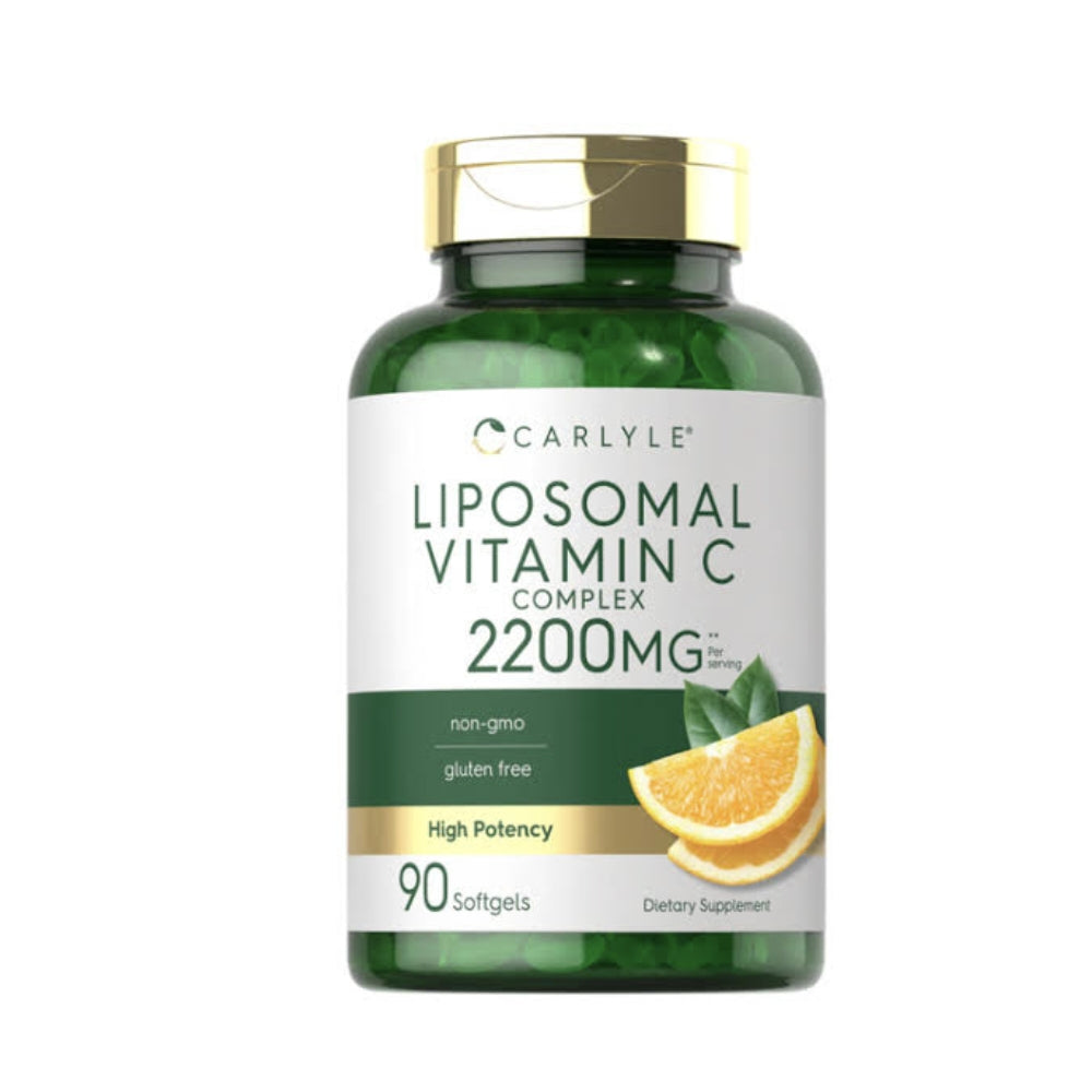 Lightening Combo – Prunucis Liposomal Glutathione 2400mg + Carlyle Liposomal Vitamin C Complex 2200mg Boost Detoxification, Immune Function & Skin Health | High-Potency, Non-GMO, Gluten-Free | 60 + 90 Softgels | Dietary Supplements