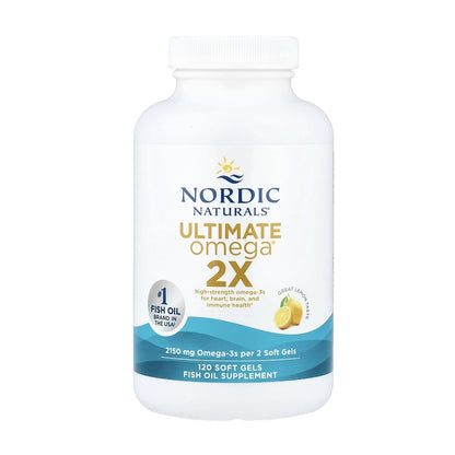Nordic Naturals Ultimate Omega 2 X, Lemon Flavor