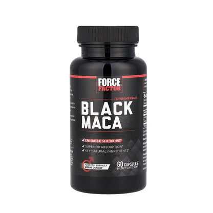 Force Factor Black Maca For Men Natural Maca Negra Extract, Fundamentals Series