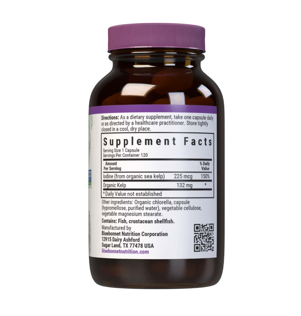 Bluebonnet Nutrition Atlantic Sea Kelp Iodine 225 Mcg 120 Caps